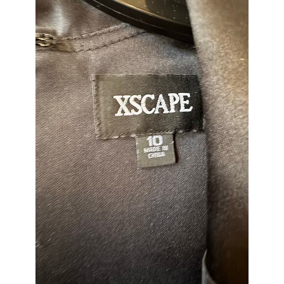 Xscape Evenings Sequin Long Sleeve Tux Ballgown (new) Sz 10 $298.00 retail - Picture 5 of 7